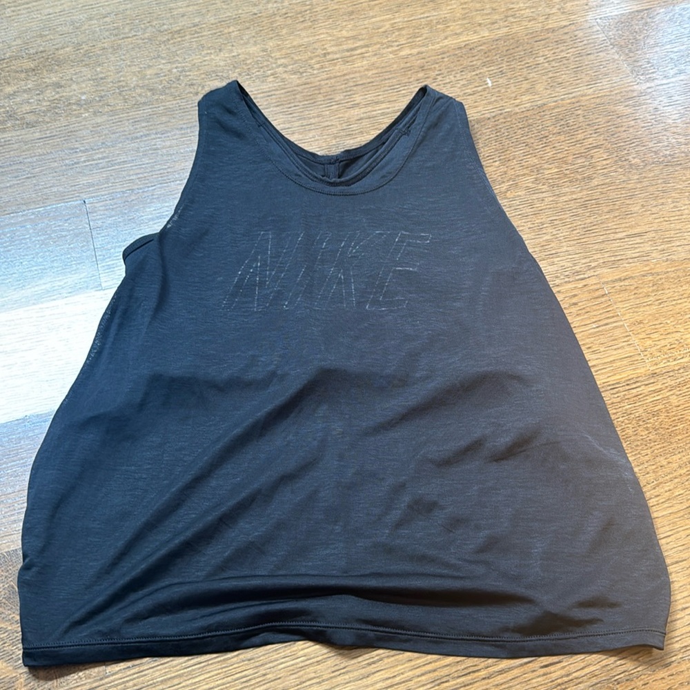 NIKE ATHLETIC SHIRT WITH BRA - size medium